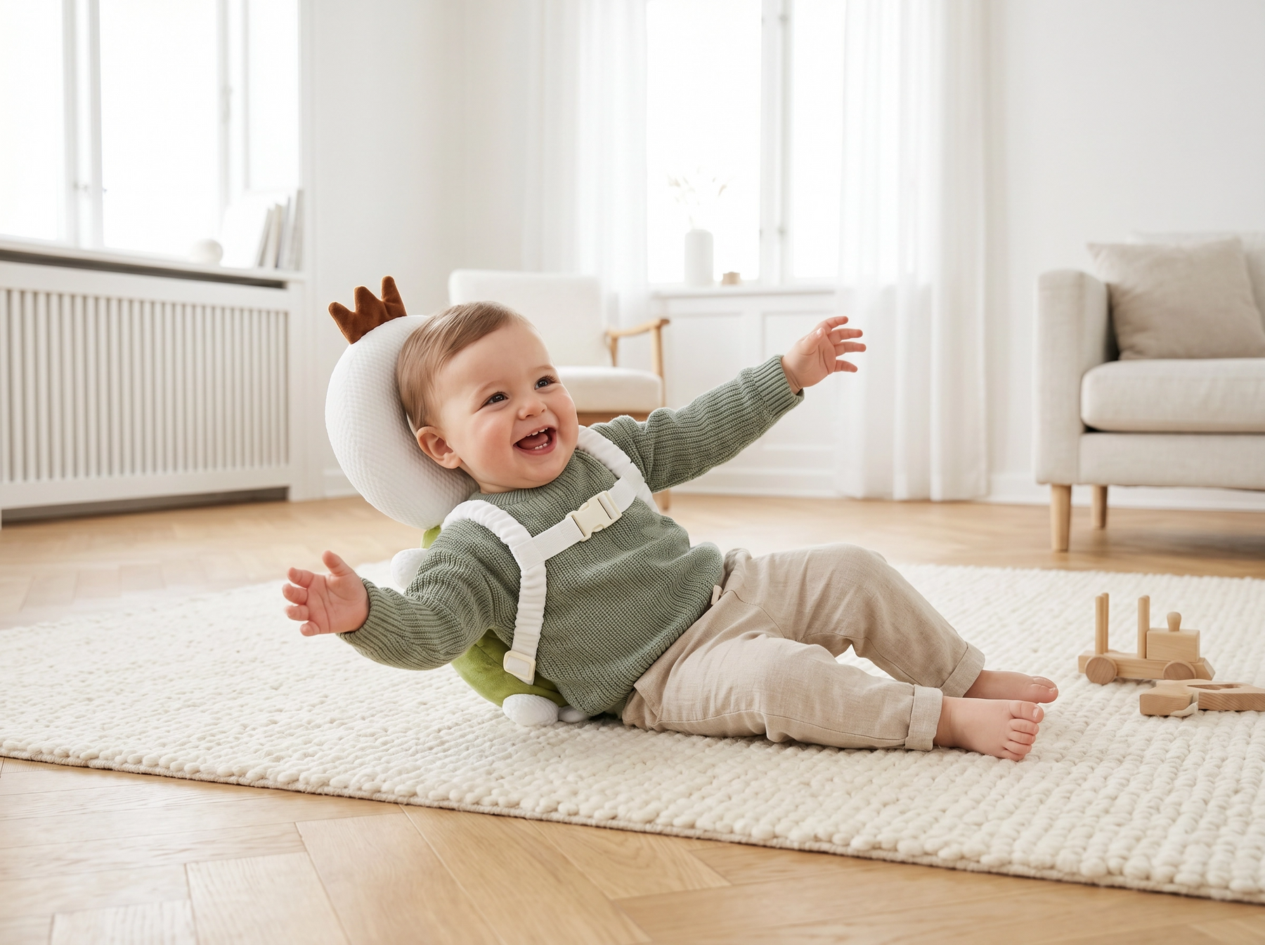 Hovedbeskyttelsespuder til Baby