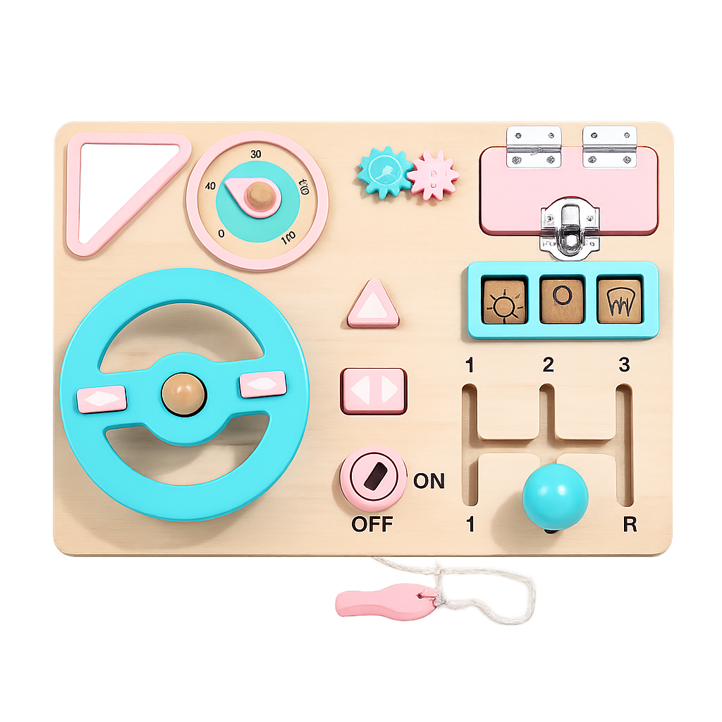 Montessori Busy Board – Bil