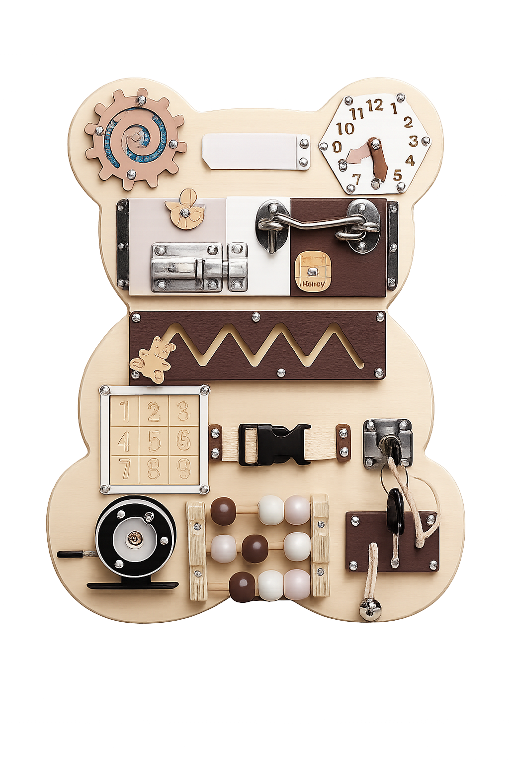Montessori Busy Board – Bjørn