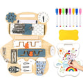 Montessori Busy Board – Dobbeltsidet