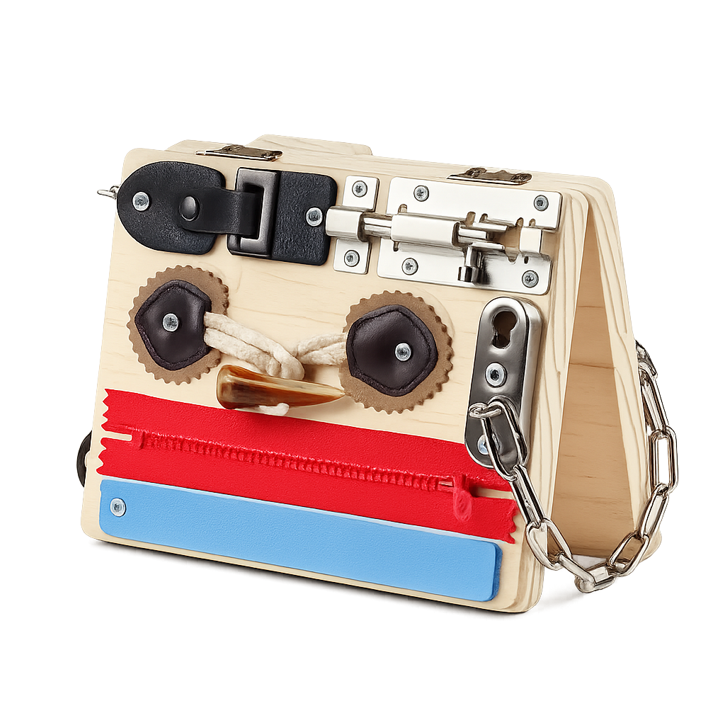 Montessori Busy Board – Foldbar Multifunktion