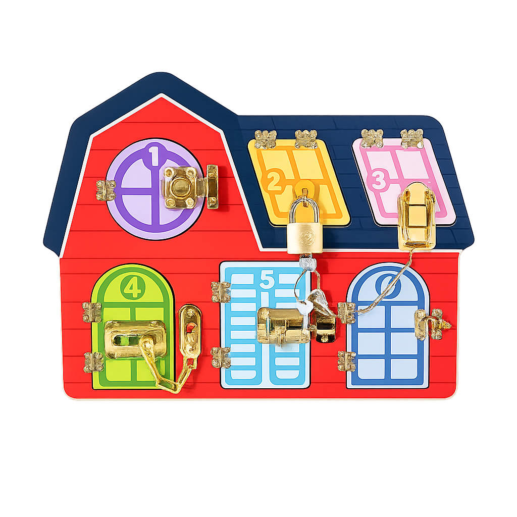 Montessori Busy Board – Lås Op