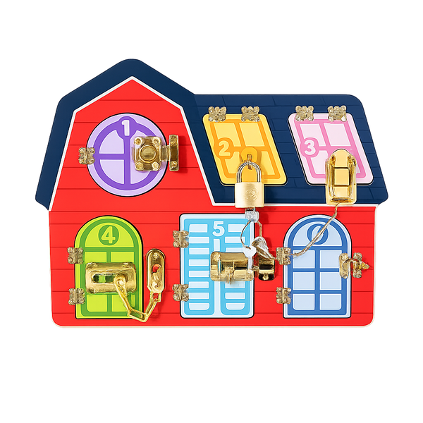 Montessori Busy Board – Lås Op