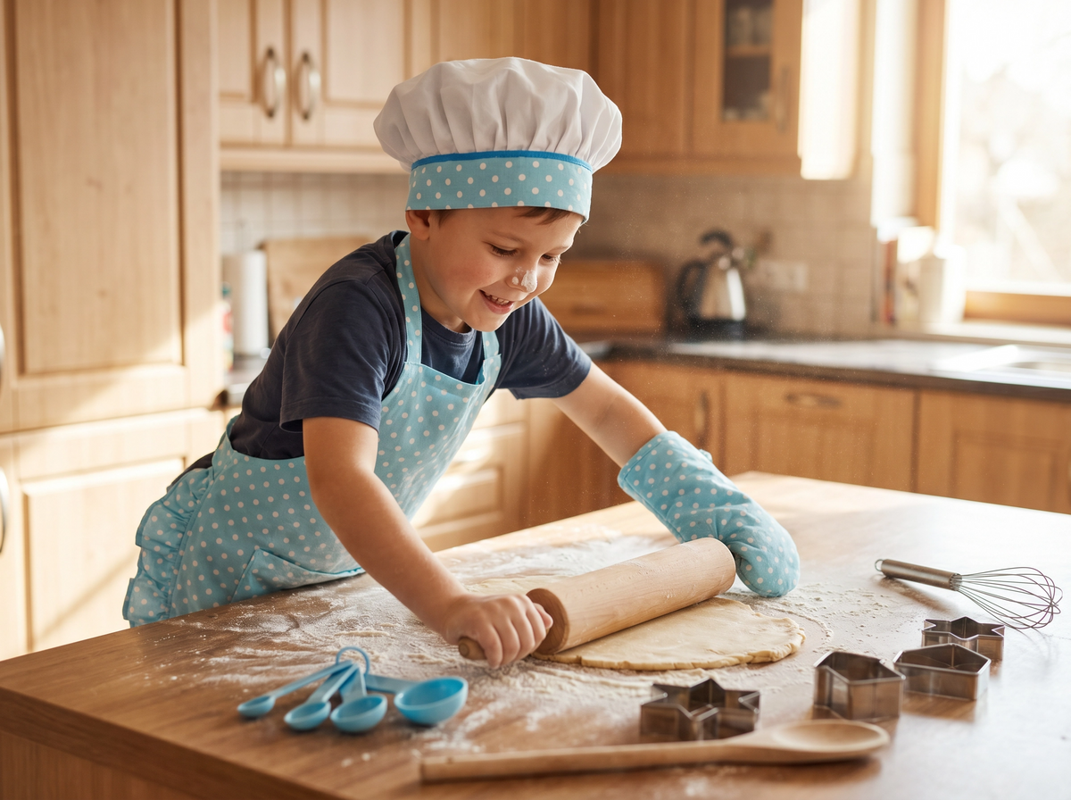 Minichef Køkkensæt (Blå)